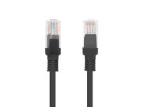 Patchcord Lanberg UTP kat.5e 2m czarny box fluke passed - 2