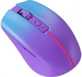 Mysz bezprzewodowa Defender MYSTERY MM-301 optyczna 1600dpi 2.4 GHz + Bluetooth fiolet AKUMULATOR bezklikowa silent - 5