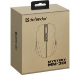 Mysz bezprzewodowa Defender MYSTERY MM-301 optyczna 1600dpi 2.4 GHz + Bluetooth fiolet AKUMULATOR bezklikowa silent - 7