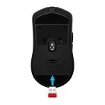 Mysz bezprzewodowa Defender DEMON GM-534 optyczna 3200dpi czarna RGB AKUMULATOR 6 przycisków Gaming - 3