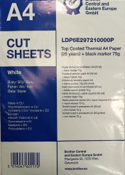 Brother papier term. A4 100ark 75g/m2 25lat trw.