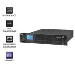 Zasilacz awaryjny UPS Qoltec RACK | 1kVA | 800W | LCD - 4