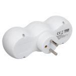 Gniazdko prądowe Maclean, rozgałęźnik z 2 gniazdami, 2x USB A/C, typu E, 2x16A, MCE339 E - 4