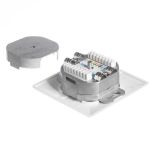 Gniazdo podtynkowe kompletne 2xRJ45 8p8c UTP Cat6 Netrack - 11