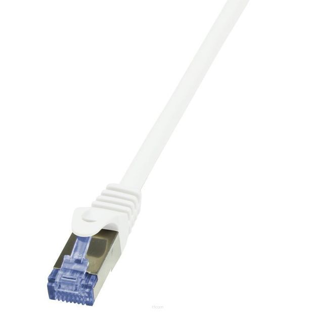 Patchcord LogiLink CQ3041S Cat.6A S/FTP 1,5m biały