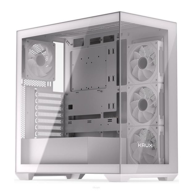 Obudowa KRUX Exo White ATX, z oknem, bez zasilacza, biała