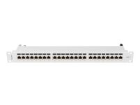 Patch panel Lanberg 24 port 1U kat.7 ekranowany szary - 5