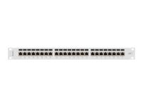 Patch panel Lanberg 24 port 1U kat.7 ekranowany szary - 2