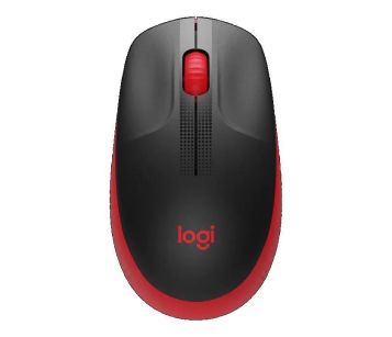 Mysz bezprzewodowa Logitech M190 optyczna czerwona