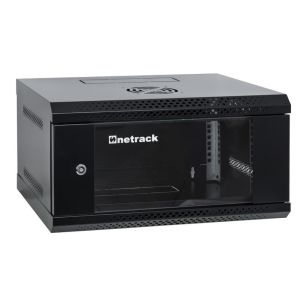 Szafa serwerowa wisząca RACK 19" 4U 400mm Netrack ECO-Line czarna