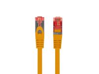 Patchcord Lanberg S/FTP kat.6 10m LSZH CU fluke passed pomarańczowy - 2