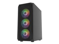 Obudowa Fury SHOBO SH4F RGB ATX Midi Tower z oknem czarna - 12