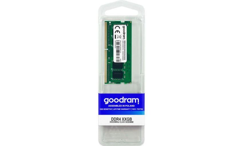 Pamięć SODIMM DDR4 GOODRAM 16GB 3200MHz CL22