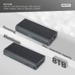 Obudowa DIGITUS USB 4.0 Typ C na dysk SSD M.2 NVMe 40Gbps aluminiowa, beznarzędziowa - 4