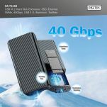 Obudowa DIGITUS USB 4.0 Typ C na dysk SSD M.2 NVMe 40Gbps aluminiowa, beznarzędziowa - 8