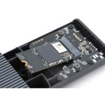 Obudowa DIGITUS USB 4.0 Typ C na dysk SSD M.2 NVMe 40Gbps aluminiowa, beznarzędziowa - 7