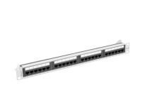 Patch panel Lanberg 24 port 1U kat.6A szary - 3