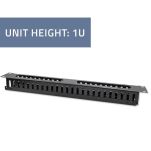 Organizer kabli QOLTEC do szaf RACK 19