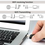 Karta sieciowa Qoltec Bezprzewodowy Adapter USB DUAL WiFi 2 x 2dBi | Standard AC | USB 3.0 | 1200Mbps - 3
