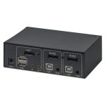 Przełącznik KVM Manhattan HDMI / USB 2x1 Dual-Monitor Video 4K*30Hz - 4