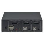 Przełącznik KVM Manhattan HDMI / USB 2x1 Dual-Monitor Video 4K*30Hz - 5