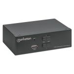 Przełącznik KVM Manhattan HDMI / USB 2x1 Dual-Monitor Video 4K*30Hz - 2