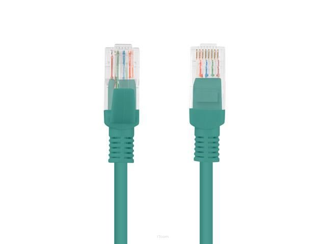 Patchcord Lanberg FTP kat.5e 15m zielony