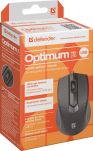 Mysz przewodowa Defender OPTIMUM MB-270 OPTICAL 1000dpi 3P czarna - 2