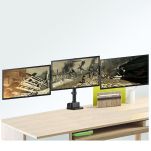 Uchwyt biurkowy na 3 monitory Maclean MC-811 17-27