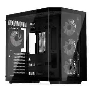 Obudowa KRUX Empero ATX, z oknem, bez zasilacza, czarna