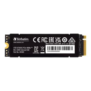 Dysk SSD Verbatim Vi7000G 4TB M.2 PCIe Gen4 NVME 2280 (7000/6400 MB/s)