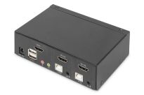 Przełącznik KVM DIGITUS 2 portowy HDMI, 4K 30Hz - 2
