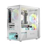 Obudowa LOGIC PORTOS ARGB Mini USB 3.0 White - 5