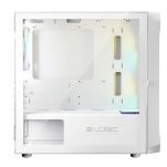Obudowa LOGIC PORTOS ARGB Mini USB 3.0 White - 13