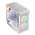 Obudowa LOGIC PORTOS ARGB Mini USB 3.0 White - 9
