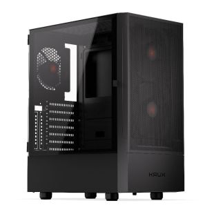 Obudowa KRUX Nadir ATX, z oknem, bez zasilacza, czarna
