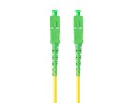 Patchcord światłowodowy Lanberg SM SC/APC-SC/APC SIMPLEX 3.0MM LSZH G657A1 3M żółty - 2