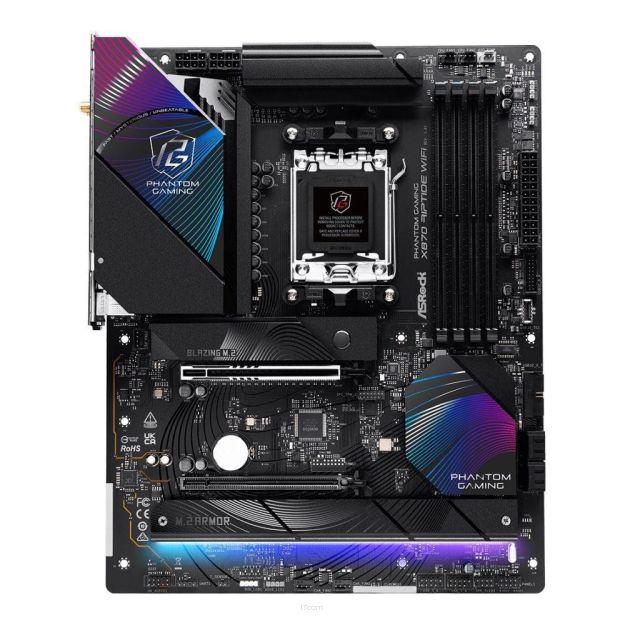 Płyta ASrock X870 RIPTIDE WIFI /AMD X870/DDR5/SATA3/M.2/USB4/PCIe5.0/AM5/ATX