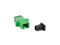 Adapter światłowodowy Lanberg SM SC/APC simplex zaślepka czarna 25szt - 3