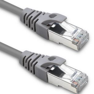 Kabel Patchcord Qoltec FTP | CAT5e | 2 x RJ-45 | 1m