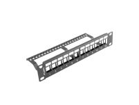 Patch panel pusty Lanberg 12 port 1U 10