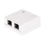 Gniazdo natynkowe kompletne 2xRJ45 8p8c FTP Cat5e LSA Netrack - 4