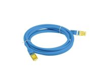 Patchcord Lanberg S/FTP kat.6A 10m LSZH CU fluke passed niebieski - 4