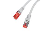 Patchcord Lanberg S/FTP kat.6 2m LSZH CU fluke passed szary - 2