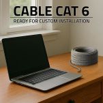 Kabel sieciowy Qoltec Patchcord skrętka UTP | Miedziany Cu | CAT6 | High speed 1Gb/s | LAN | 25m | Szary - 2