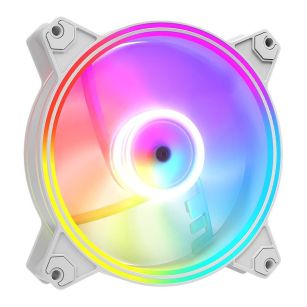 Wentylator Modecom Volcano APEX 120 ARGB REVERSE FAN biały