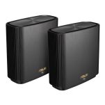 System Mesh Asus ZenWiFi XT9 2PK AX7800 Wi-Fi 6 Black dwupak EU+UK - 2