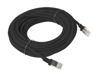 Patchcord Lanberg UTP kat.5e 10m czarny - 2