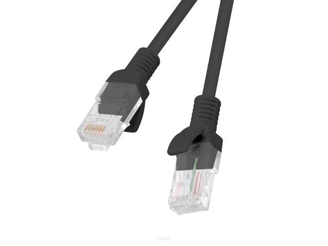 Patchcord Lanberg UTP kat.5e 10m czarny