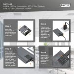 Obudowa/Stacja klonująca DIGITUS USB 3.1 Typ C na dyski SSD M.2 NVMe 20Gbps aluminiowa, beznarzędziowa - 9